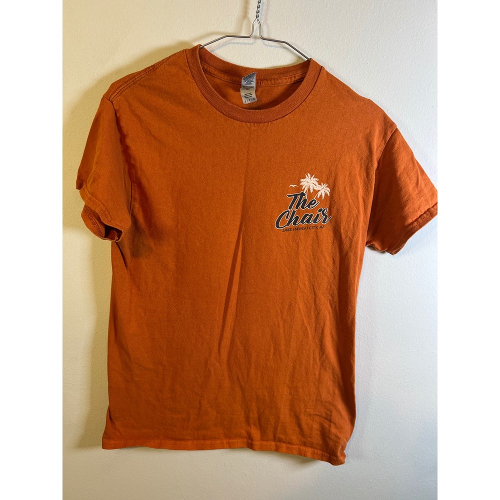 Gildan Unisex T-Shirt Lake Havasu City Graphic Orange Small
